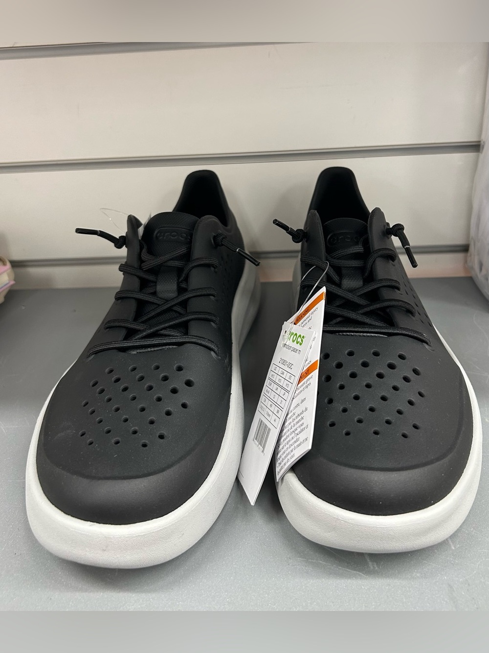 Crocs Men’s  LiteRide Inmotion Pacer Sneaker All Black 210831 New Sz 13 US